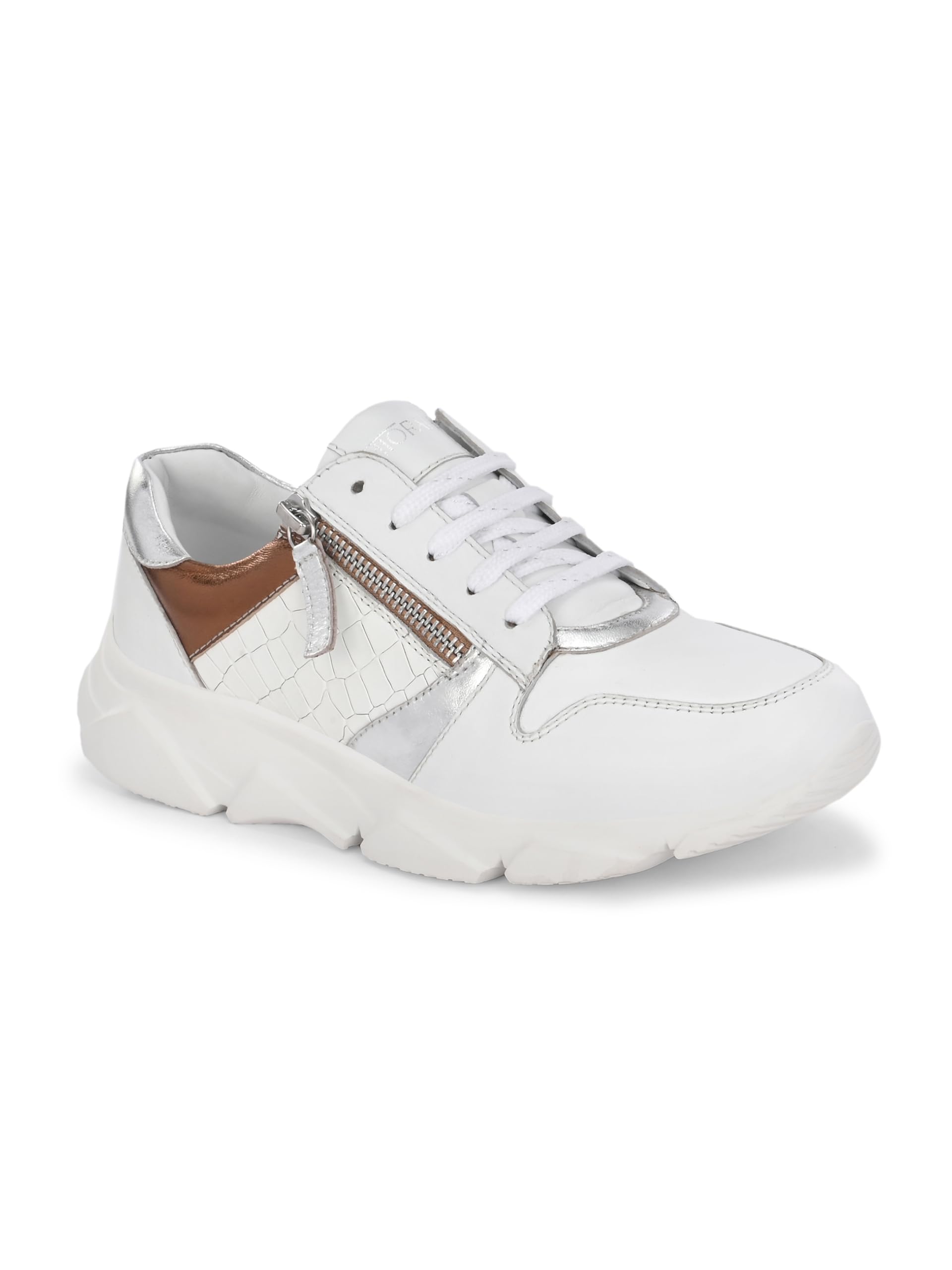 Celeste Women's Leather Trendy Comforatble Casual Shoes | Soft Cushion Footbed & Anti-Skid Sole for Girls & Women-image-10