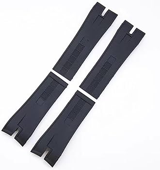 美品❗️ロジェデュブイ イージーダイバー正規品 純正 ラバーベルト（24㎜) ロジェデュブイ ROGER DUBUIS 純正 イージーダイバー用 シルバー