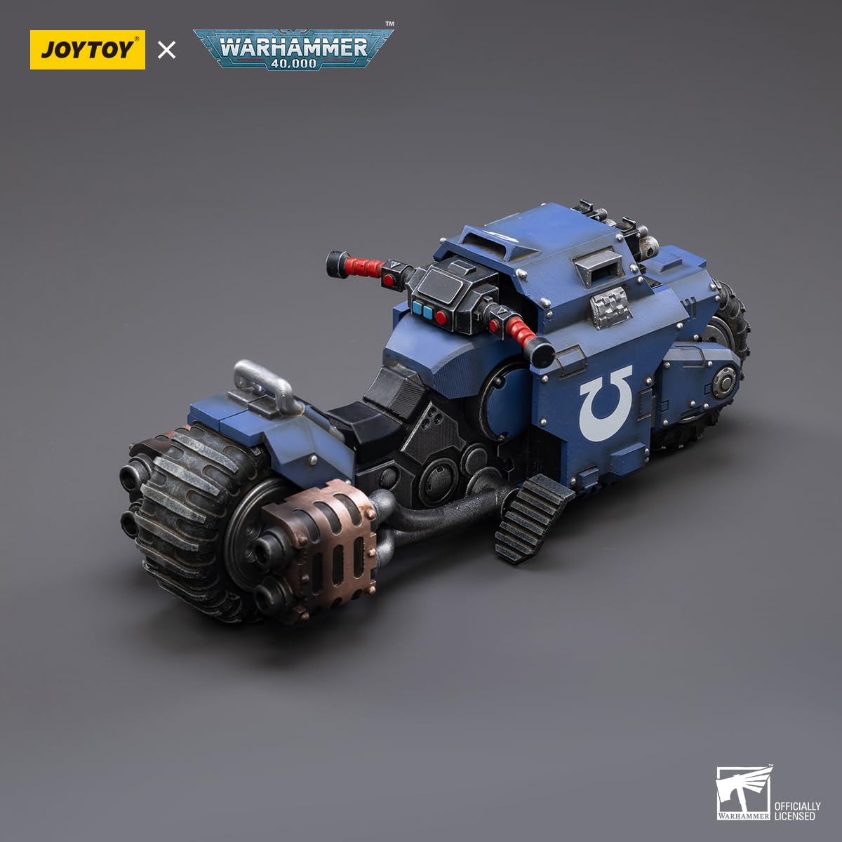 TOYVERSE JOYTOY 1/18 Figurine d'action Warhammer 40,000, Ultramarines Outriders, Articulations Mobiles Modèle de Personnage, 15 Ans et Plus - 4