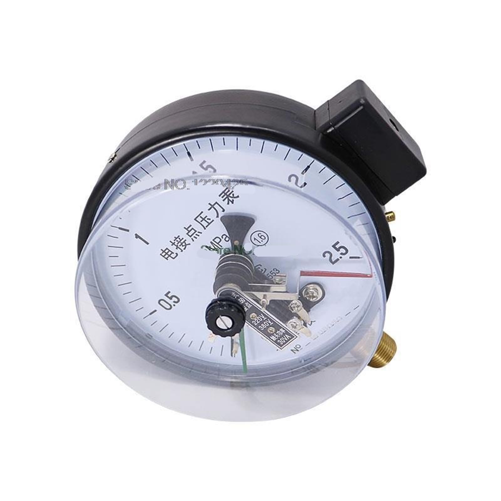 Druckmessgerät, magnetischer Hilfstyp, elektrischer Kontakt, YXC150, doppelte Schwellenwert-Steuerleistung, 30 VA 50 VA, Vakuumschütz (0–1 MPa)