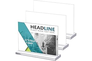 Acrylic Sign Holder 11x17 - Pack of 3