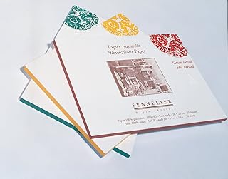 Sennelier Watercolor Block, 20 Sheets, Hot-Press, 9.5