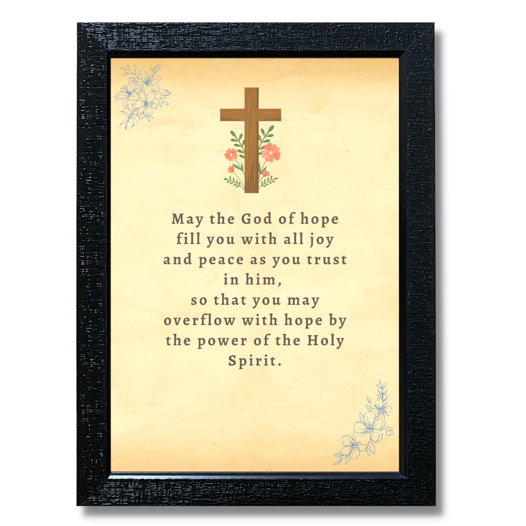 Bible Quotes Frame for Home Bible Verses Home Decor for Prayer Room Psalms Scripture Christian
