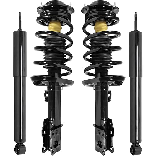 COMPLETESTRUTS - Front Complete Strut Assemblies with Coil Springs and Rear Shock Absorbers Replacement for 2005-2010 Pontiac G6 - Set of 4