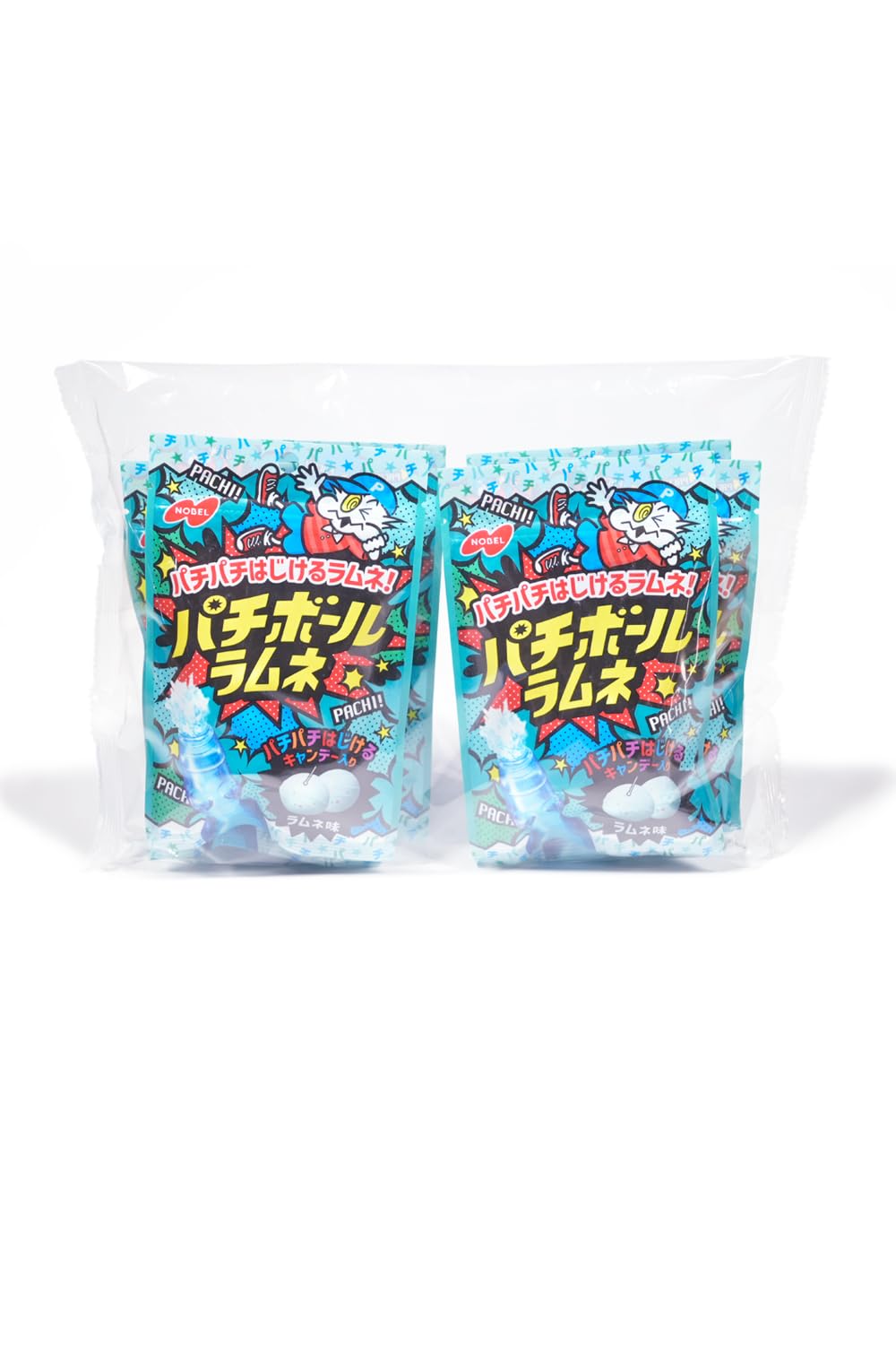 Amazon.co.jp: ノーベル製菓 パチボールラムネ ラムネ味 30g ×6袋