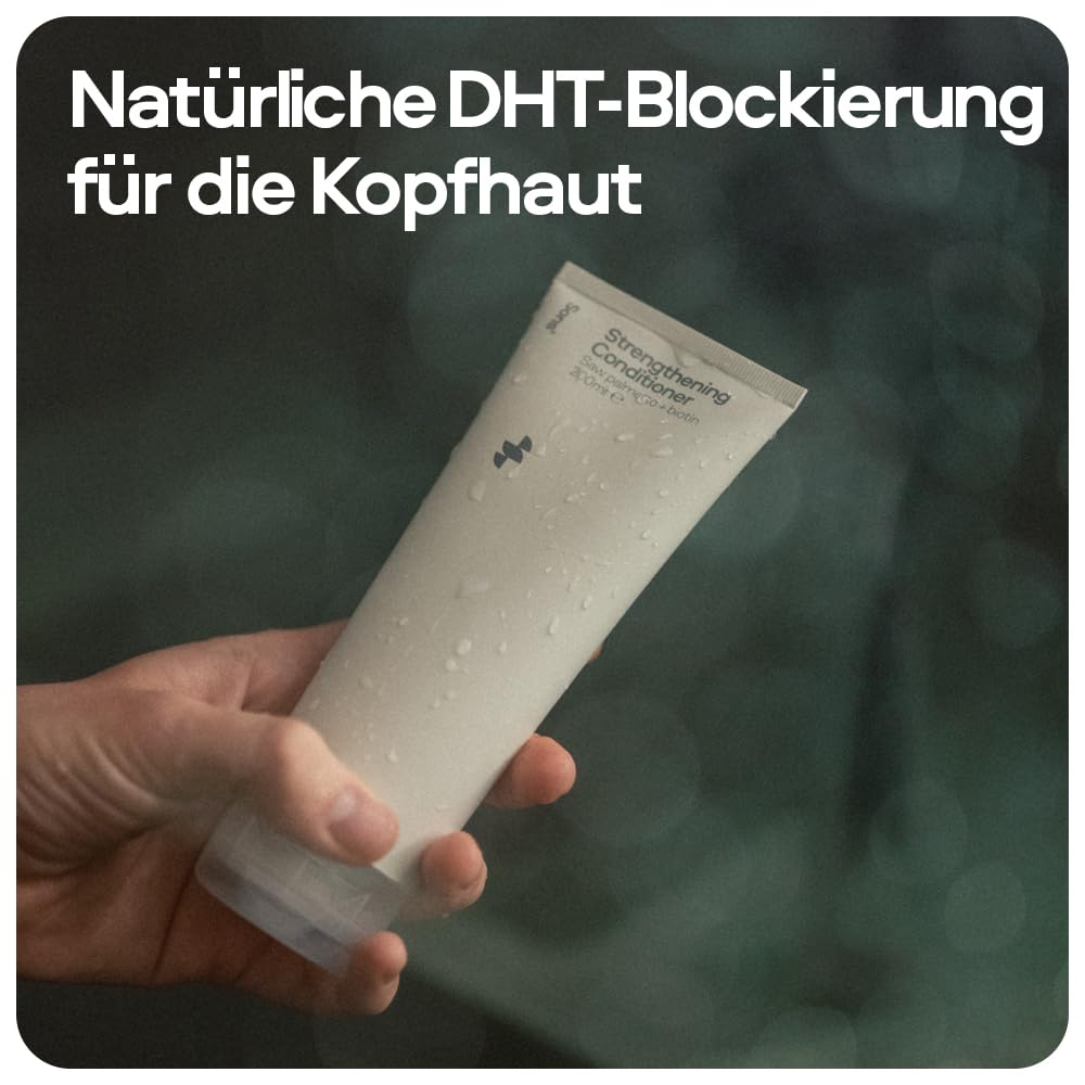 Sons Shampoo & Spülung für Männer (6x200ml). DHT blockierende Formel zur Förderung des Haarwachstums, Haarverdichtend & Anti-Schuppen mit Koffein & Sägepalme, bei Haarausfall & Ausdünnung, Zitrusduft
