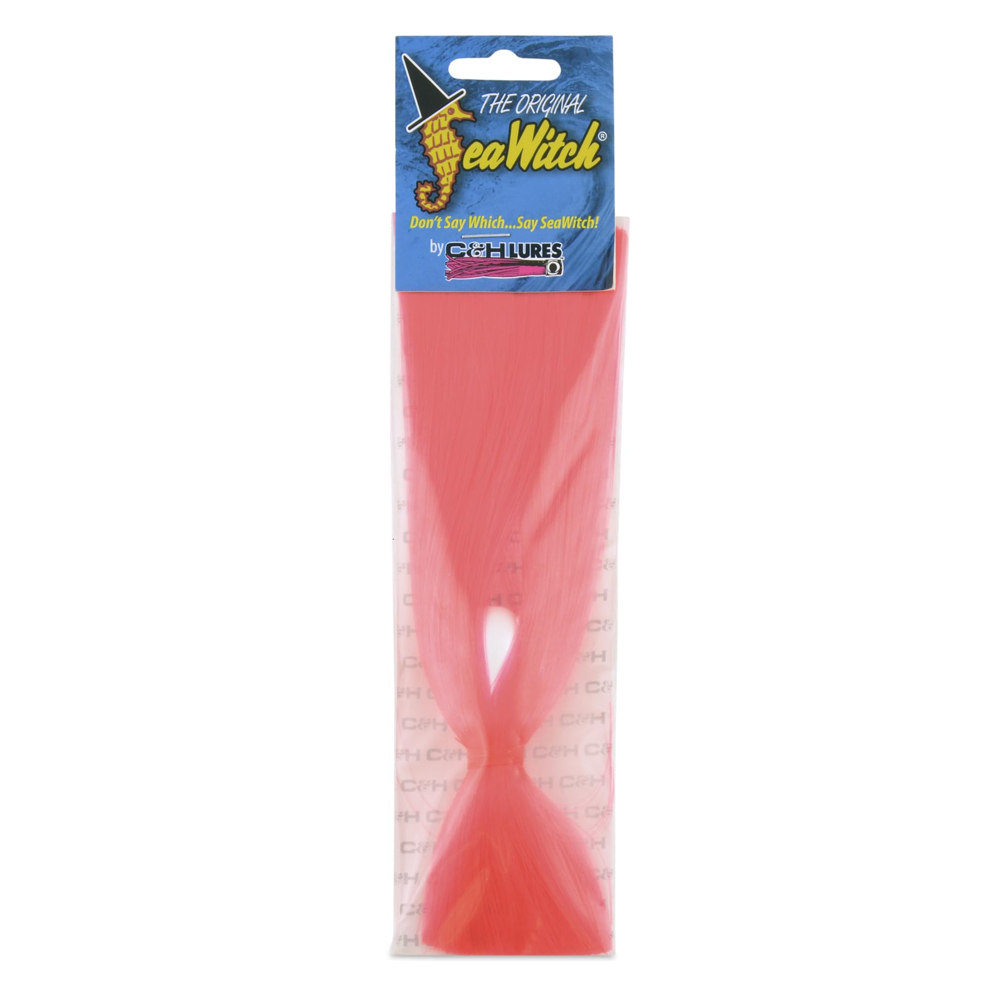 C&H Lures Señuelos de pesca de bruja marina, originales desde 1959, faldas de nailon revelan cabeza pesada, 15 colores, 8 pesos de cabeza, señuelo de pesca de arrastre para un movimiento submarino