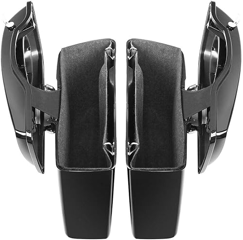 Miniatura 4 de TCMT Alforjas rígidas de 6 x 9 pulgadas, tapas y forros de alfombra para Harley Touring Road King Road Glide Street Glide Electra Glide Ultra