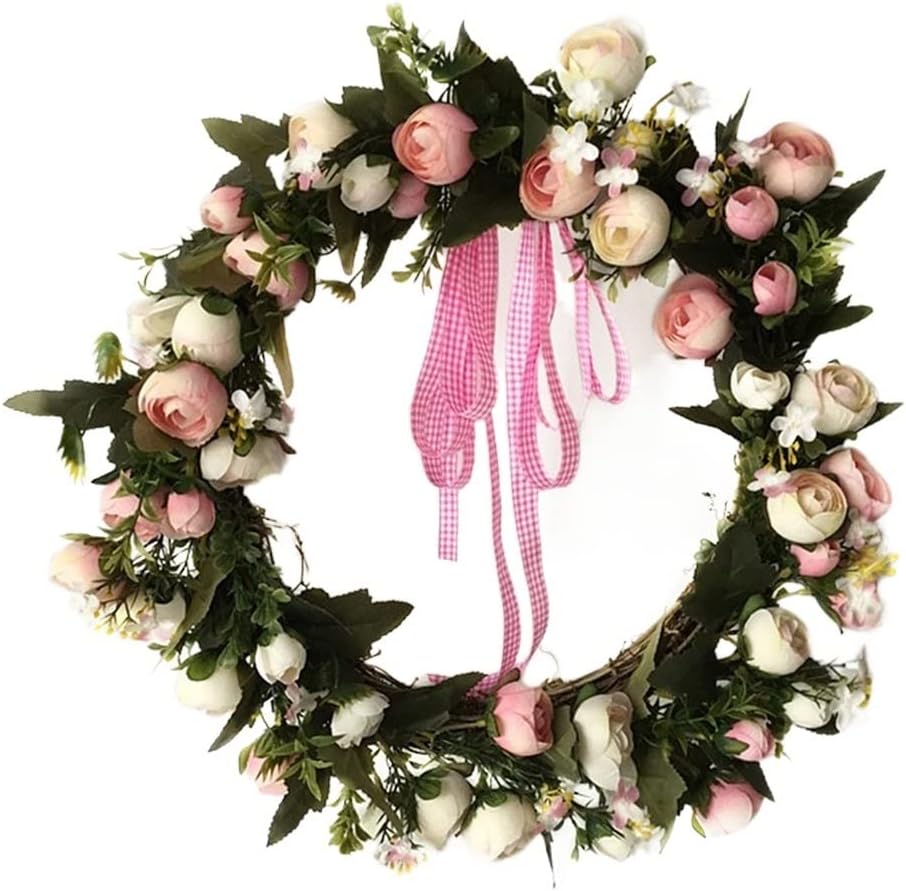 Silk Flower Wreath Door Wedding Decoration Living Room Decoration