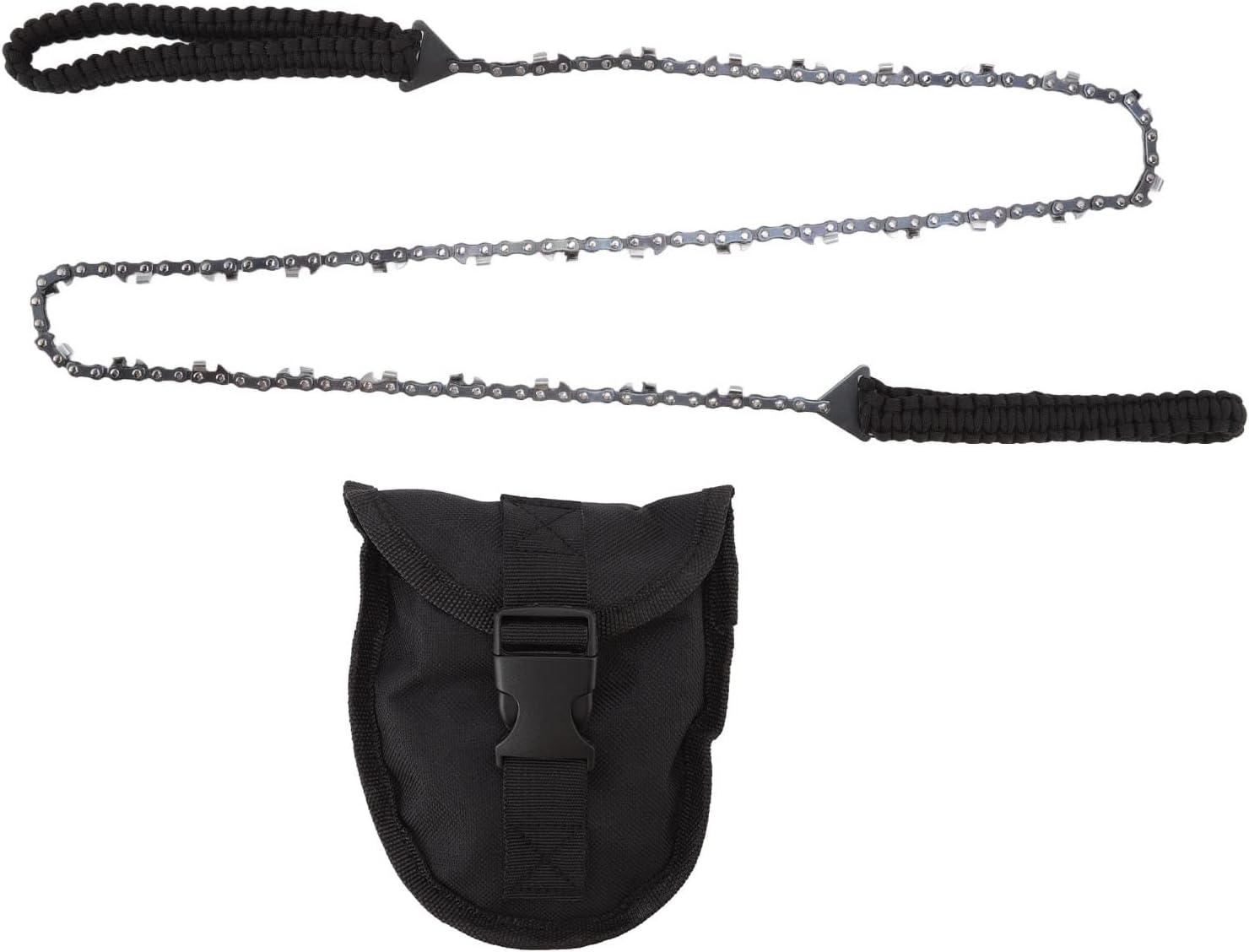 Pocket Chainsaw, 48 Inch High Tree Limb Hand Chain Saw, Premium Manganese Steel, Foldable Handle, Suitable for Camping, Survival, Hunting