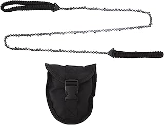 High - Efficiency Outdoor Portable Manganese Steel Hand Chain Saw - Quick Cut, Durability, Easy Storage for Camping, Survival, Woodworking
