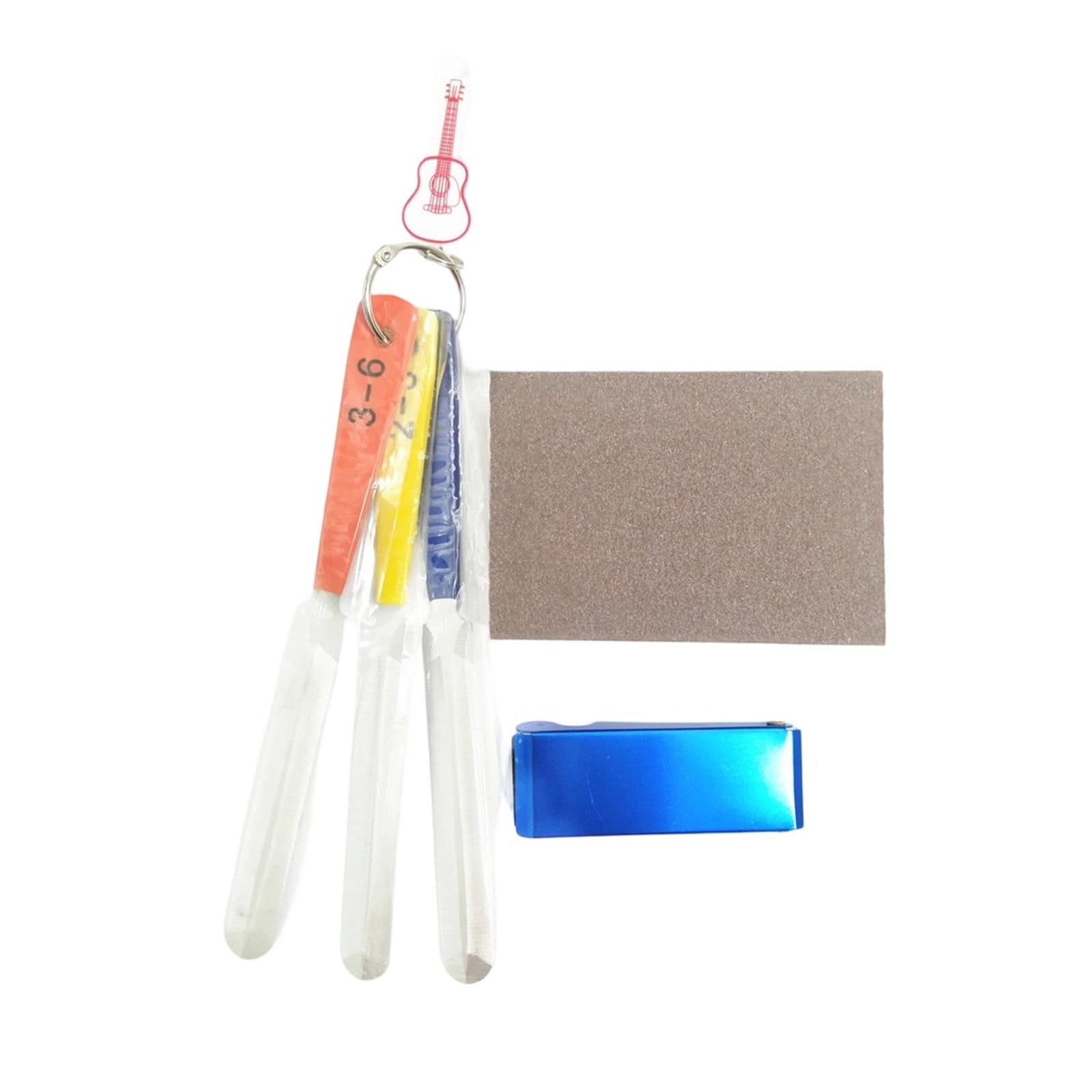 Strumenti per chitarra Strumento Per Regolare Le Corde Della Per Scanalare La Lima Per Levigare Scanalatura Del Dado Chitarra(Set)