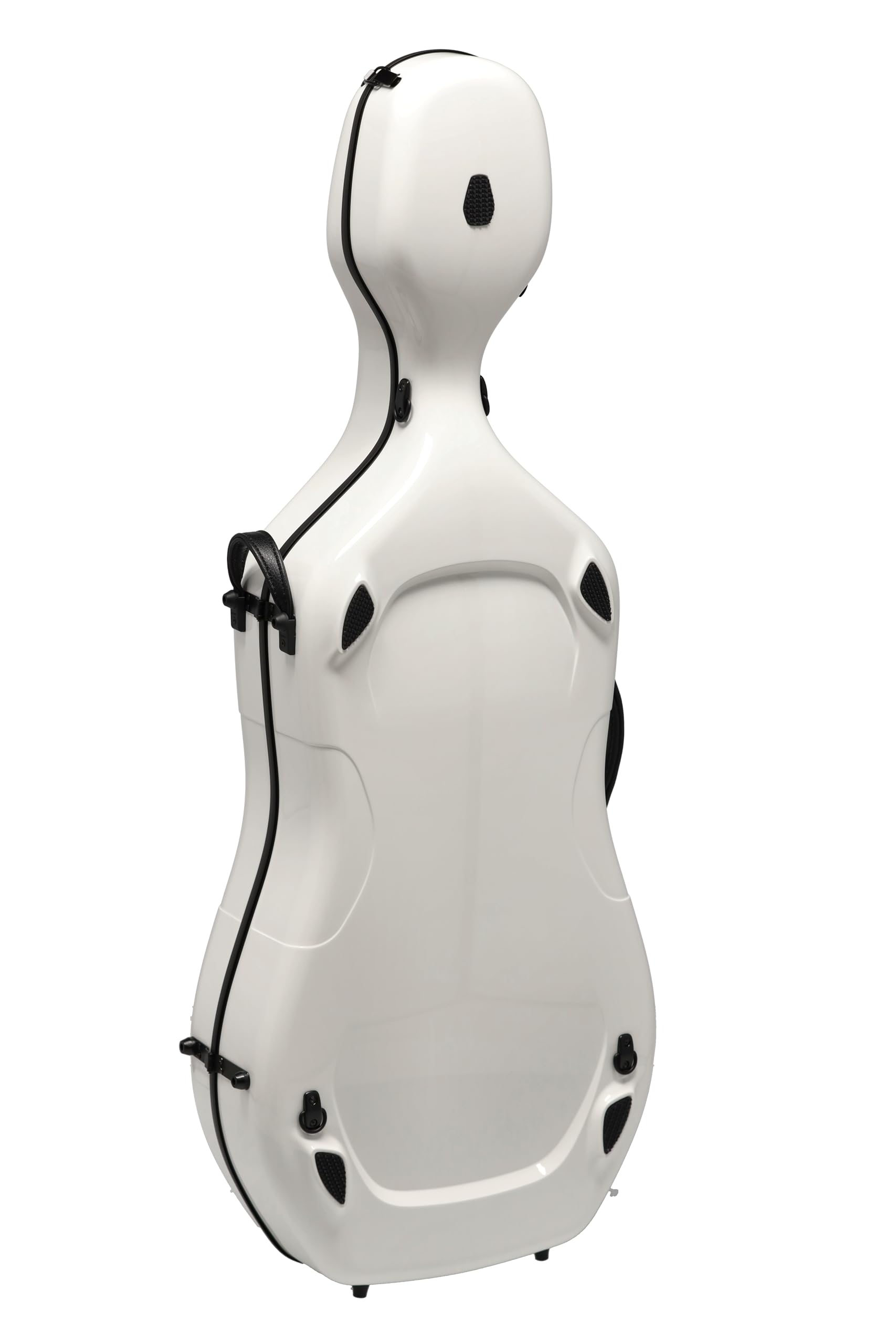 Gewa Astuccio per Violoncello AIR 3,9 kg bianco/bordeaux, Made in Germania, estremamente infrangibile, migliori proprietà di isolamento