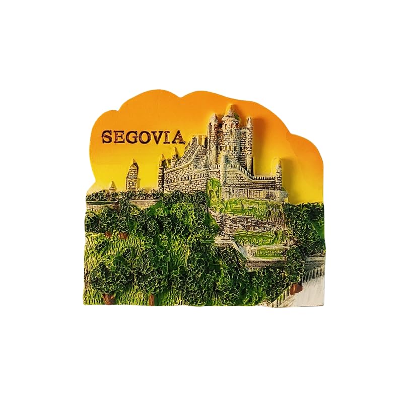 Imán decorativo 3D Alcazar Castle Segovia España miniatura 5