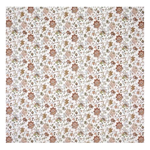 Image of Mafatlal Saanjh 144 TC Cotton King Size Bed Sheet 108x108 Inch | Modern Designer Bedsheet | Soft Cozy Cotton Feel | 2 Pillow Covers Included | Espresso Brown