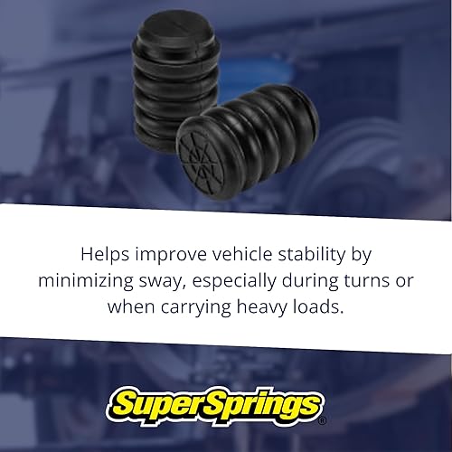 Miniatura 6 de SuperSprings SSR-207-47 | SumoSprings Trasero para Chevrolet Silverado 2500|3500, GMC Sierra 2500|3500, negro