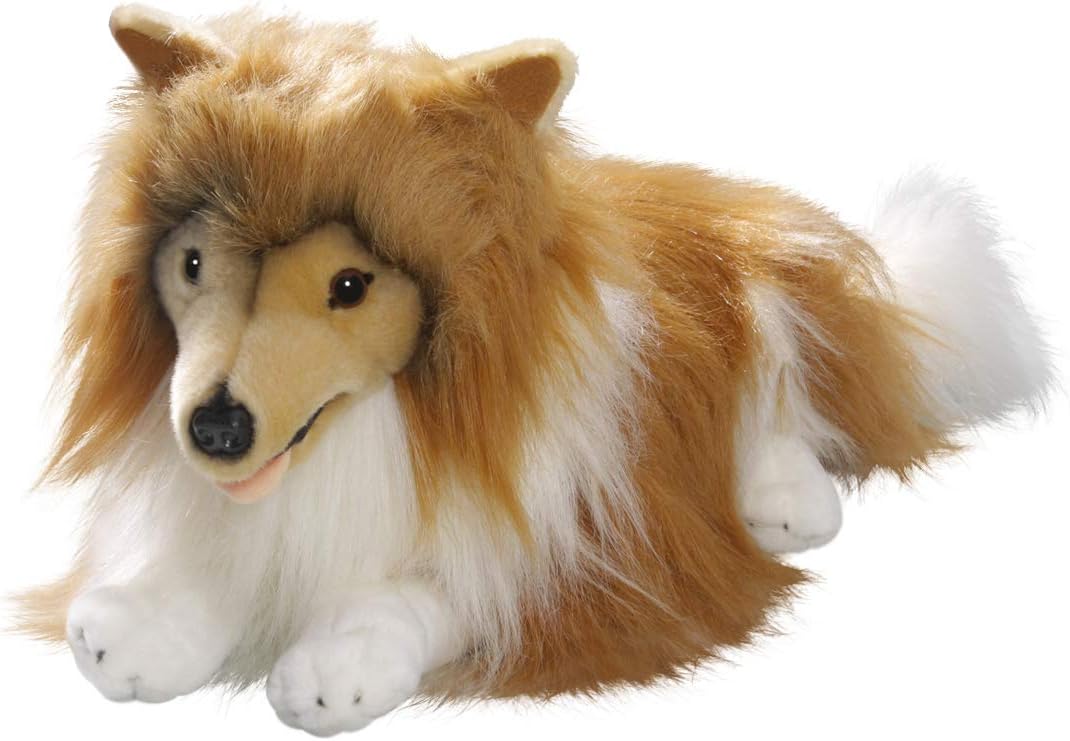 Rough Collie lying, 20 inches, 50cm, Plush Toy, Soft Toy 3268