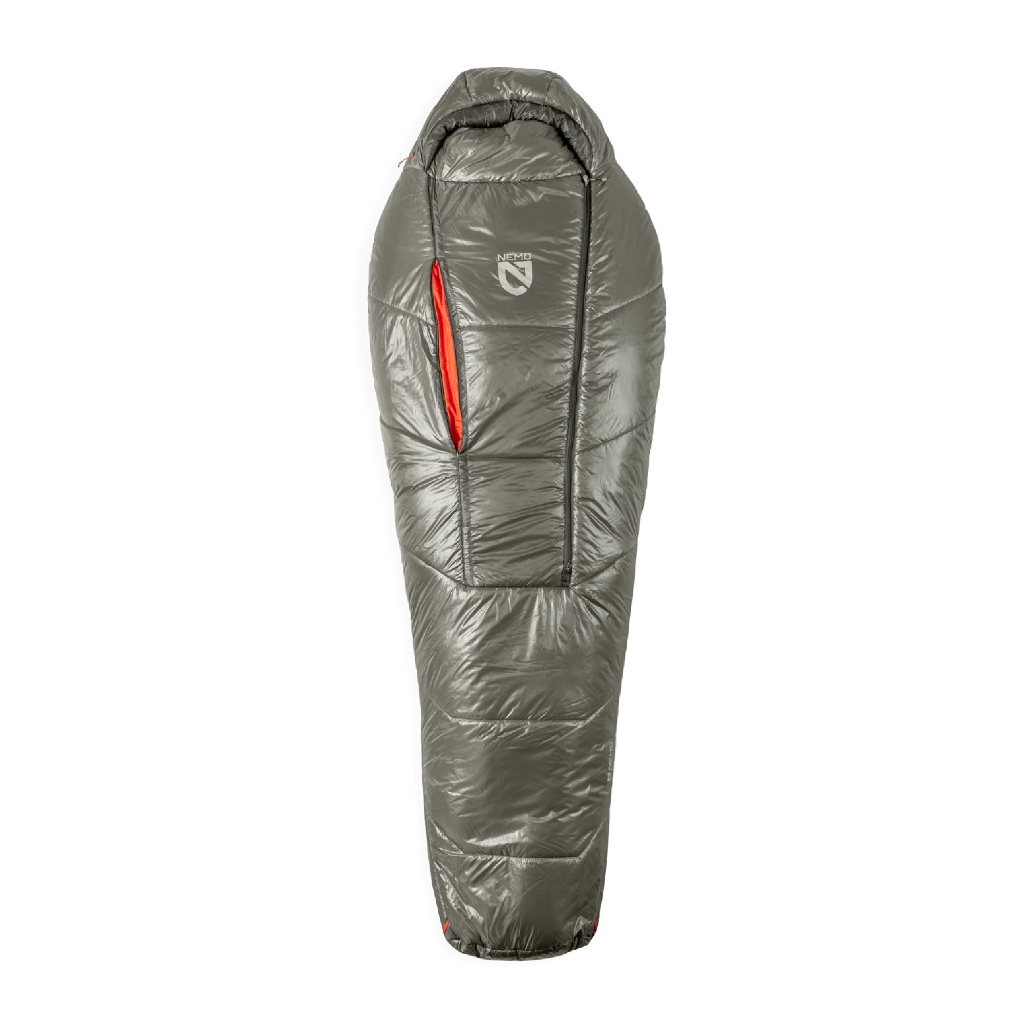 NEMO Equipment Soul Genderless Endless Promise Synthetic Mummy Sleeping Bag - Smokey Olive/Fog/Spicy Orange - Regular