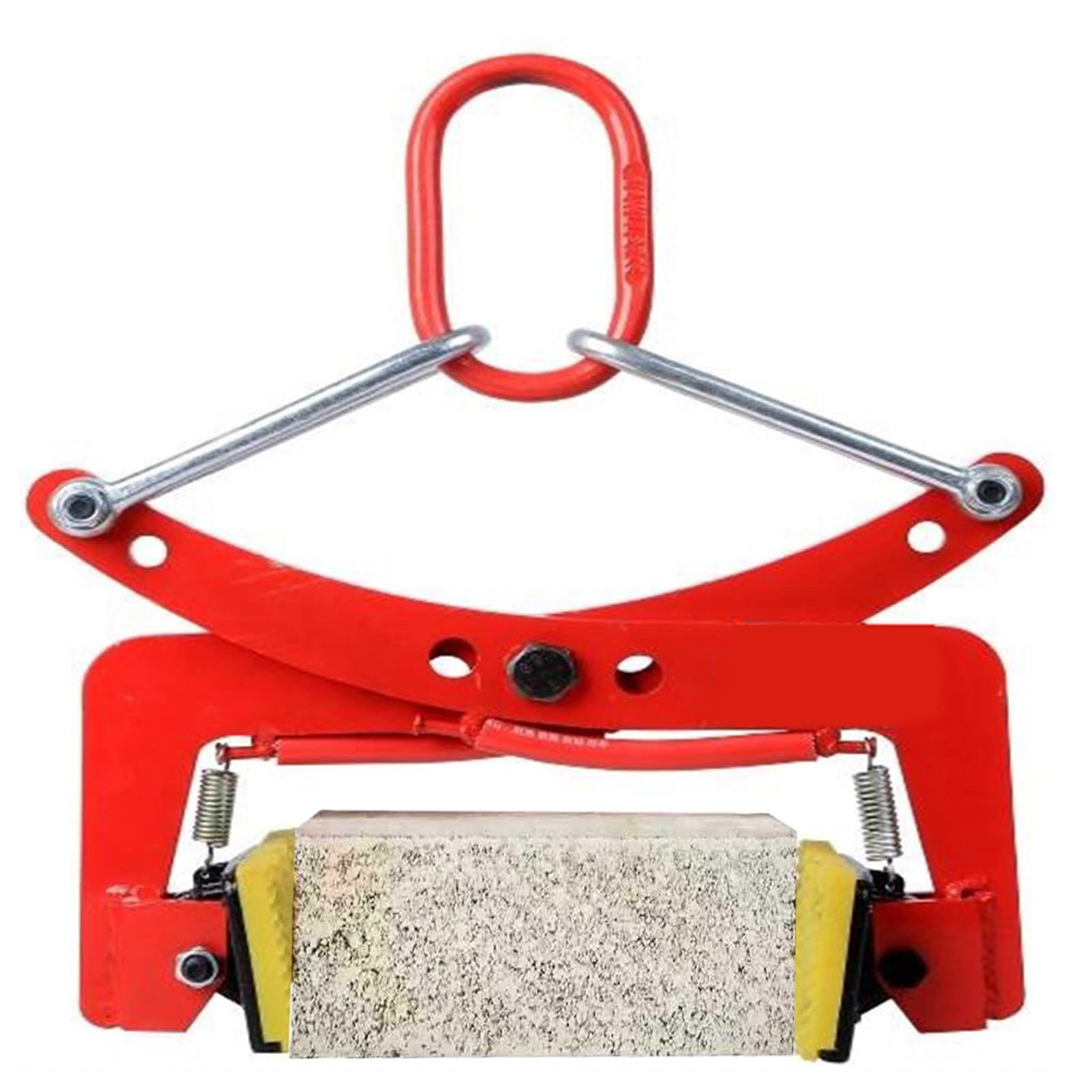 Pince de levage pour pierre et marbre avec chaîne de 25 cm pour transport de plaques