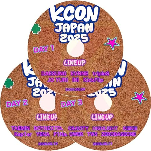 K-POP DVD 2025 KCON MEET&GREET STAGE IN JAPAN 3��SET 2025.05.09-11 KPOP DVD