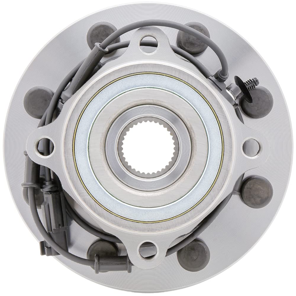 [2-Pack] 515101 - Front Driver and Passenger Side Wheel Hub Bearing Assembly Compatible with [4WD Models Only] 2006-2008 Dodge Ram 1500, 2006-2008 Dodge Ram 2500, 2006-2008 Dodge Ram 3500