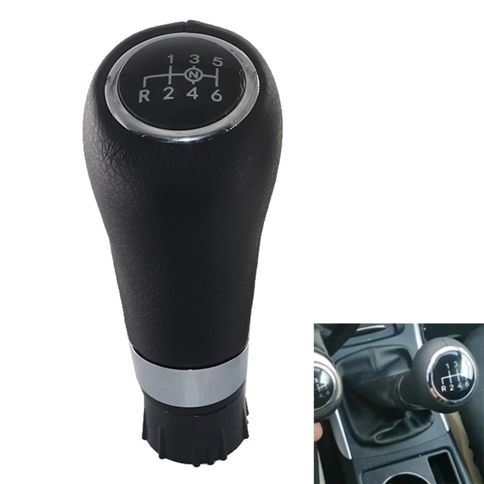 Leva Pomello Per Benz Classe B W245 2005-2011 Maniglia A Leva Del Cambio Manuale Maniglia A Leva Del Cambio A 6 Velocità Pomello Del Cambio Pomello Leva Cambio con Cuffia