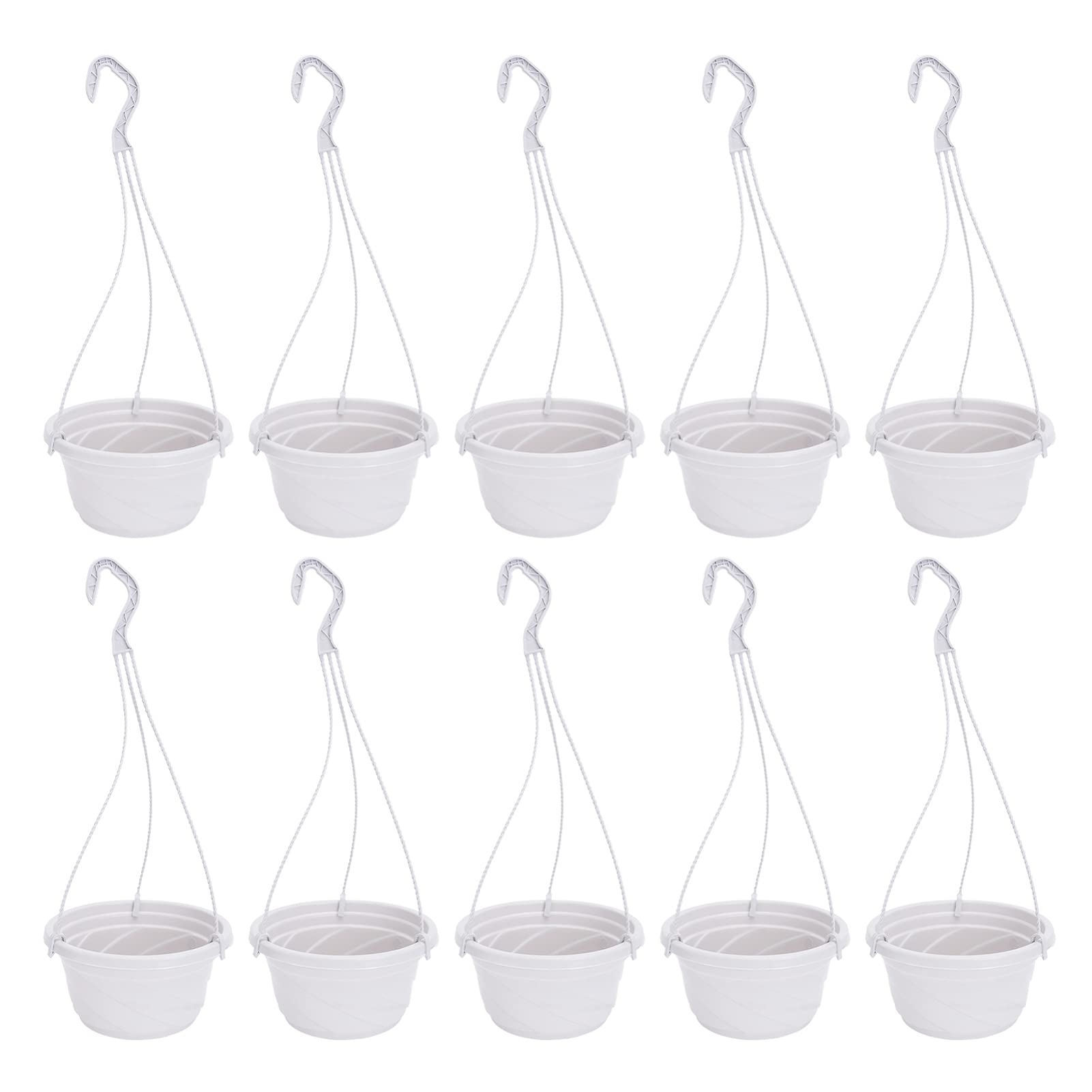 Pots de fleurs à suspendre en plastique extérieur balcon et décoration jardin suspendu