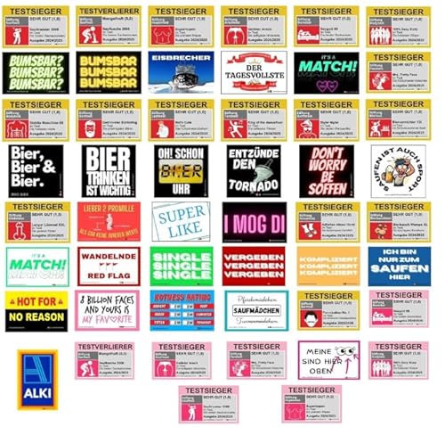 Stickymemes030 Party Aufkleber Set 03/2025 (100)