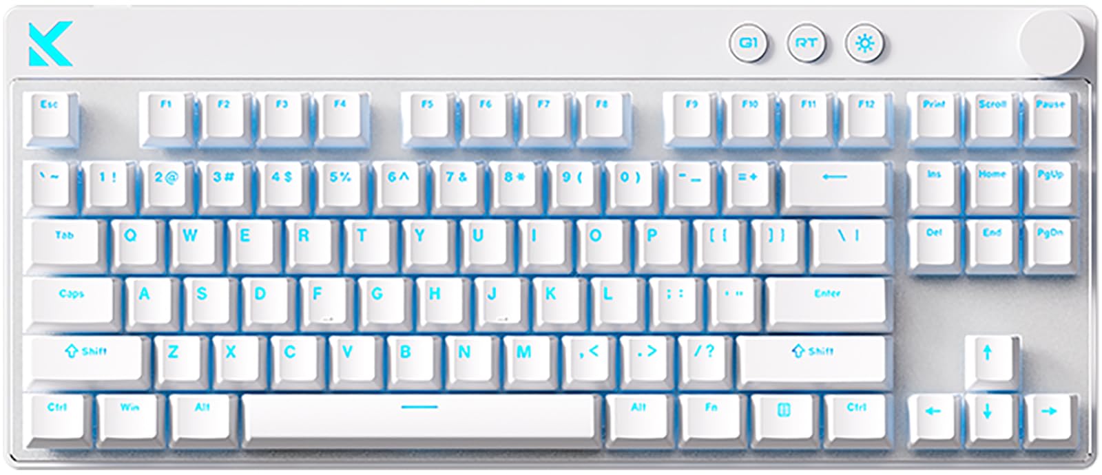 Amazon.com: Hyekit MCHOSE Mix 87 TKL Wired RGB Magnetic