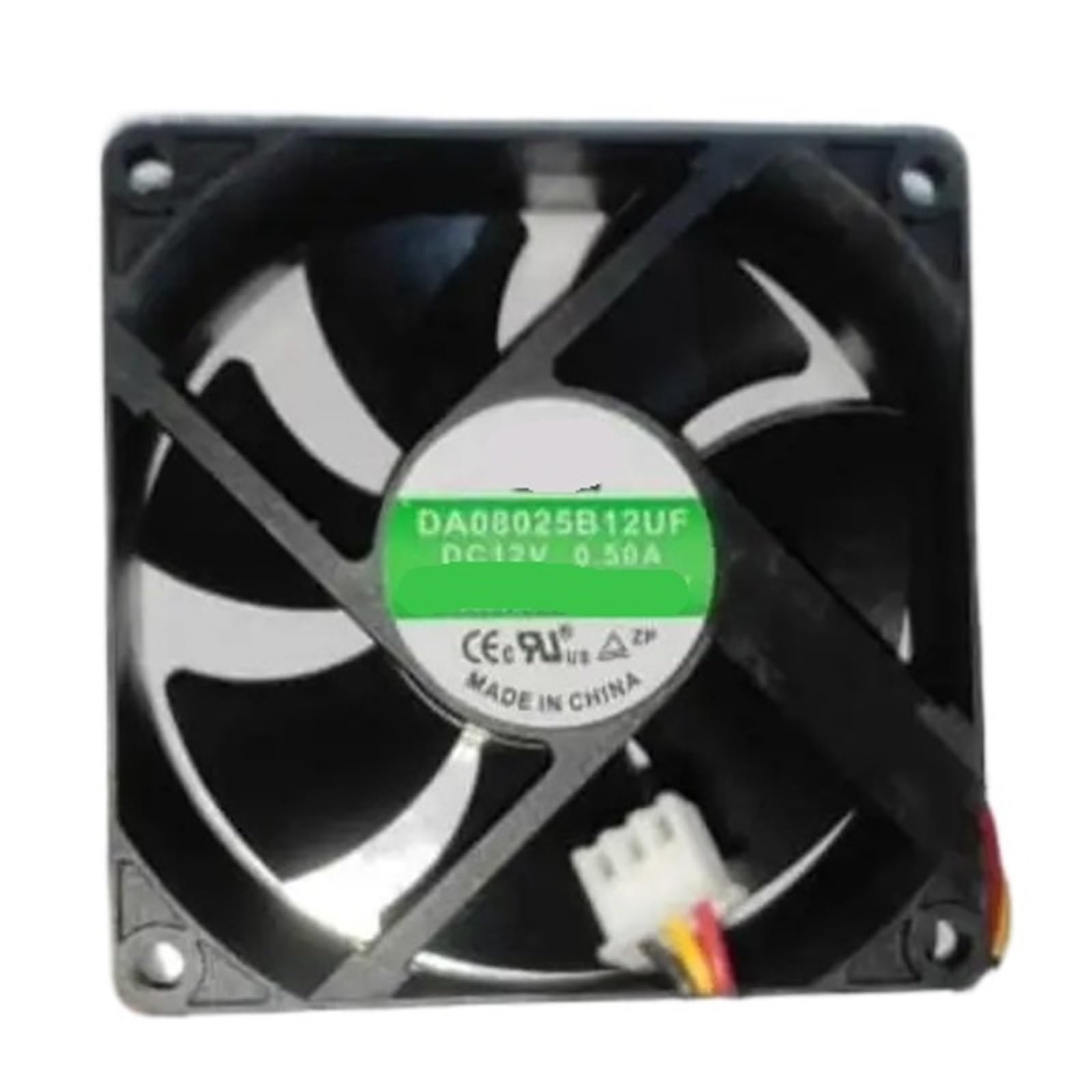 YMUGUEGH Fan DA08025B12UF 8025 12V 0.50A 8cm cooling fan(4 wire pwm)