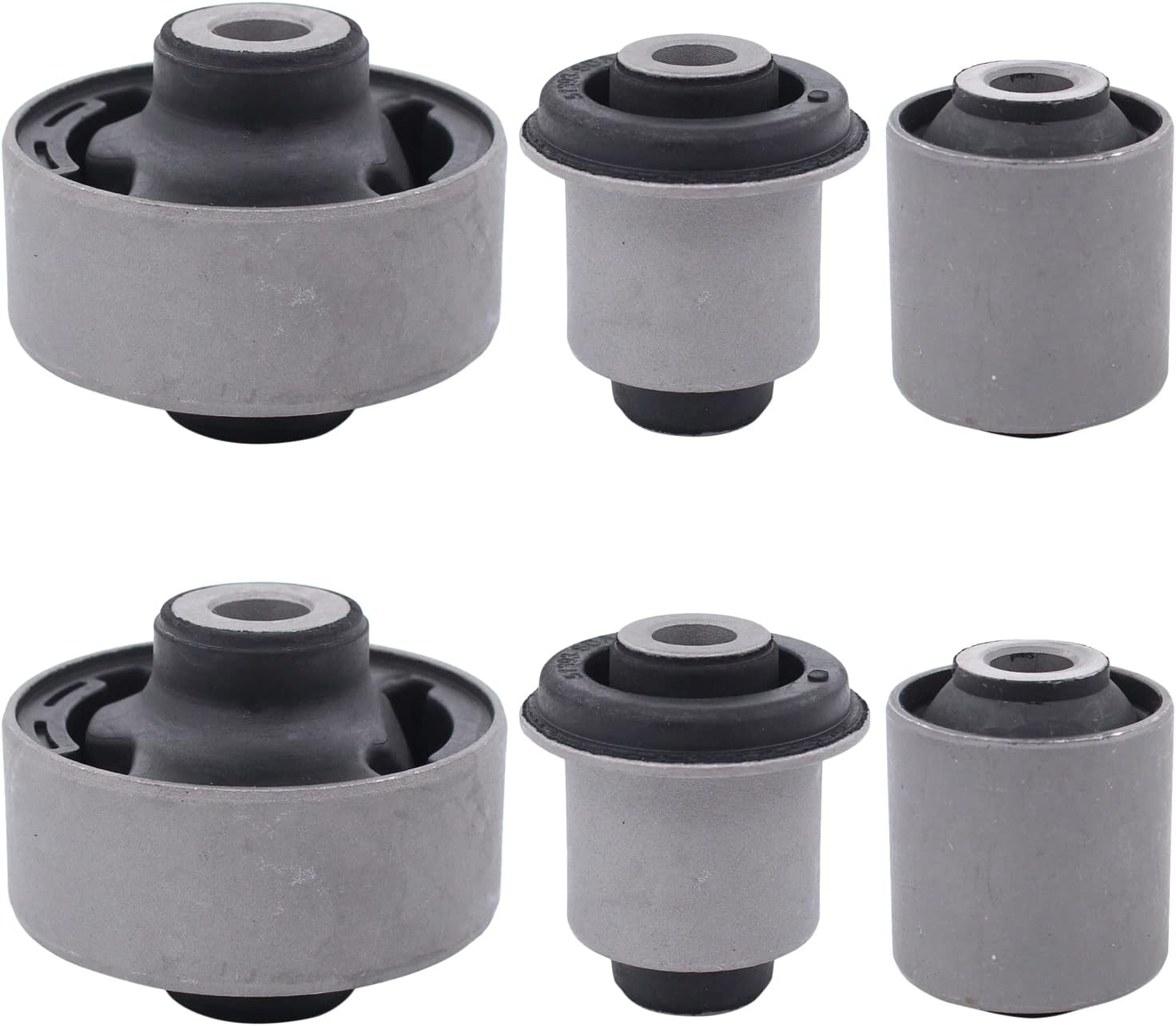 NewYall Kit de bujes de brazo de control de suspensión interior y exterior delantero inferior