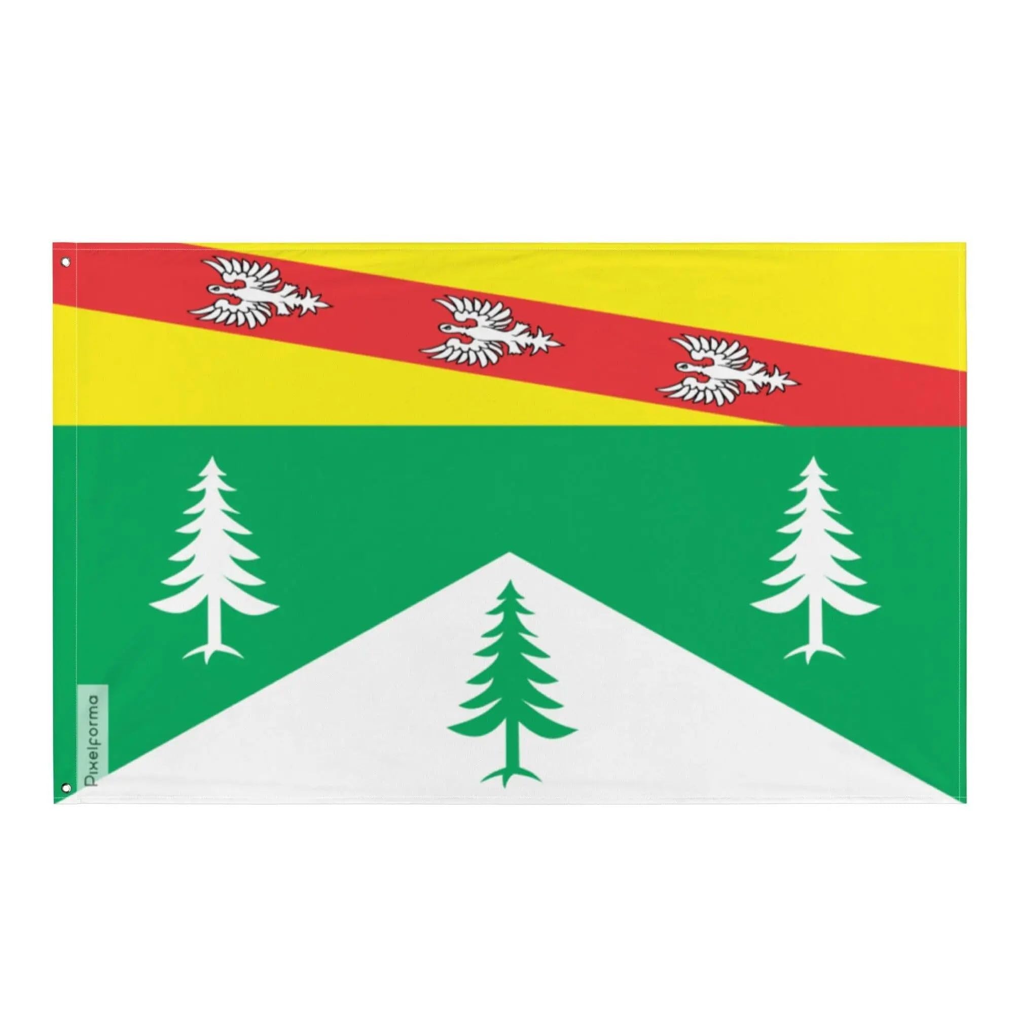 Drapeau Vosges plusieurs tailles grand format avec 4 œillets - 4