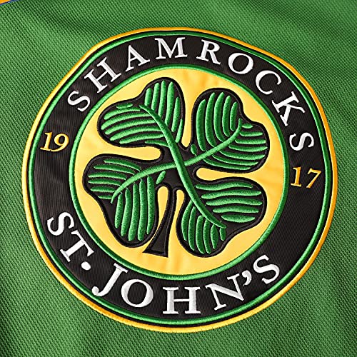 3 Ross The BOSS Rhea Hockey Jersey for Men,ST John's Shamrocks Stitched with EMHL Patch White Green Black (3 Green,Small) - image 5