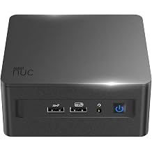 ASUS NUC 13 Business، NUC 13 Pro، Core i5-1340P 12C/16T، حتى 4.6 جيجا هرتز، 16 جيجا بايت DDR4 RAM 512 جيجا بايت PCIe Gen4 NVMe SSD، 8K/HDR/4 Display/WiFi6E/BT5.3/2.5G LAN/Windows 11 Pro/هادئ/7x24 ساعة/مكتب