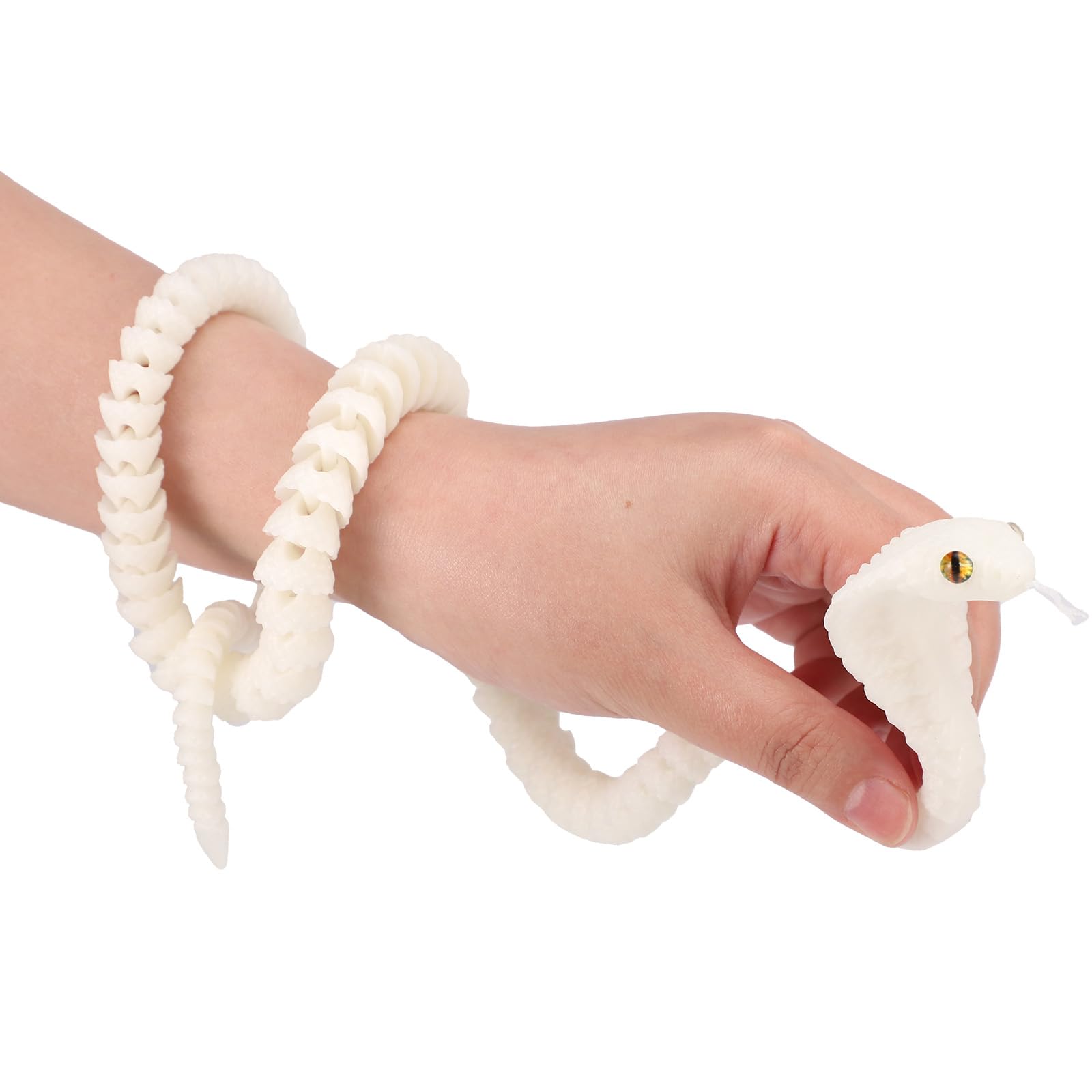 Serpent Imprimé 3D, Fidget Flexible Articulé, Objet De Collection De Serpent Articulé Pour Animal De Compagnie, Parfait Pour La Décoration De La Maison, Du Bureau, Cadeaux De Noël (D