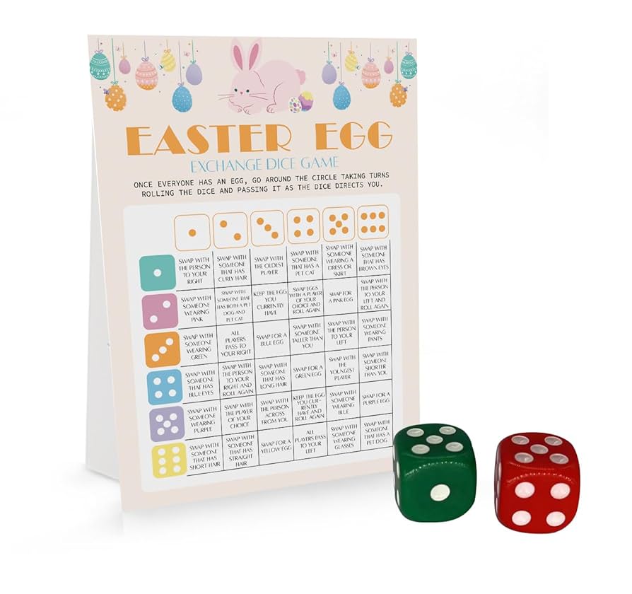 amazon-com-beufse-easter-egg-dice-game-egg-exchange-game-with-two-dices-for-easter-easter-roll-the-dice-game-easter-party-game-supplies-fun-easter-games-for-family-stpd02-toys for Egg Exchange Dice Game Free Printable Amazon.com: BEUFSE Easter Egg Dice Game, Egg Exchange Game with Two Dices for Easter, Easter Roll The Dice Game, Easter Party Game Supplies, Fun Easter Games for Family -STPD02 : Toys & for Egg Exchange Dice Game Free Printable