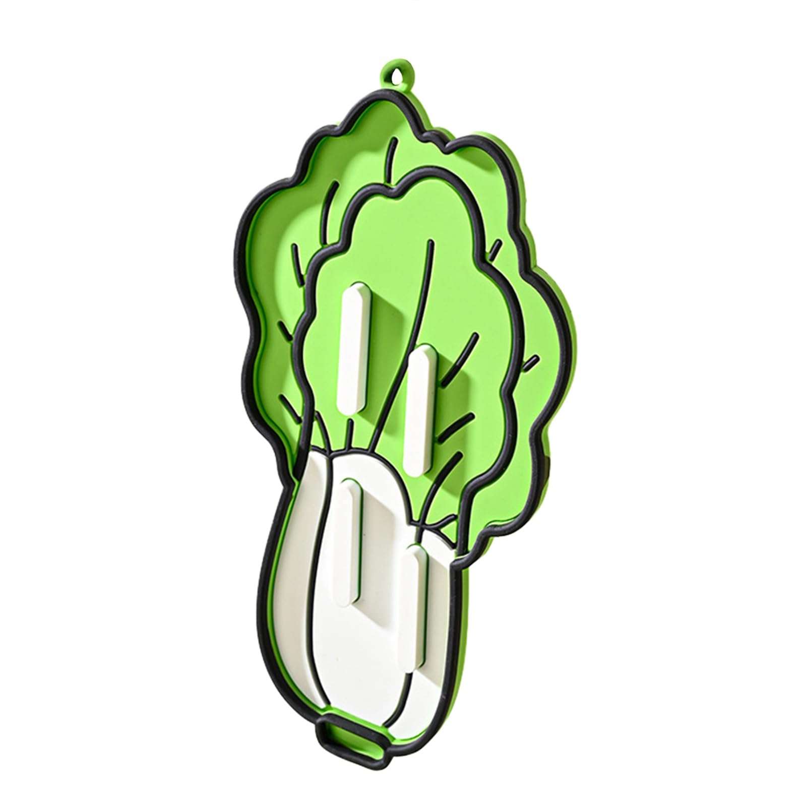 Glifora Vegetable Pot Lid Holder - Non-Slip, Heat-Resistant, Eggplant, Carrot, Cabbage, Corn and Radish Design, Kitchen Counter Pot Lid Storage Drying Mat