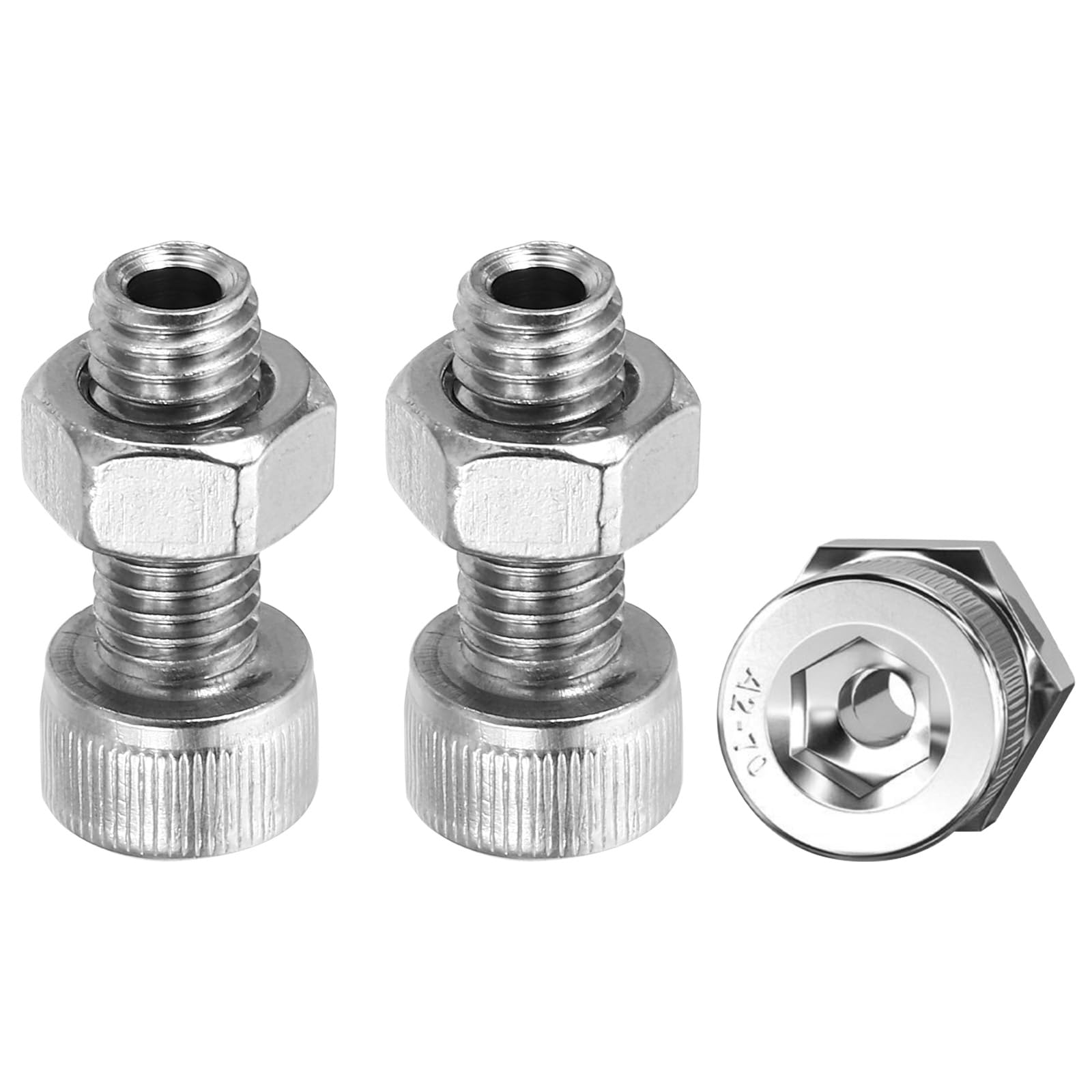 PATIKIL M8x20mm 304 Stainless Steel Hollow Bolt