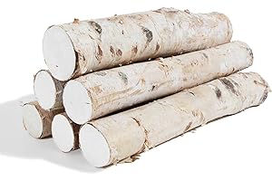 Birch Log Décor: Enchanting Birchwood for Embellishment and Warmth