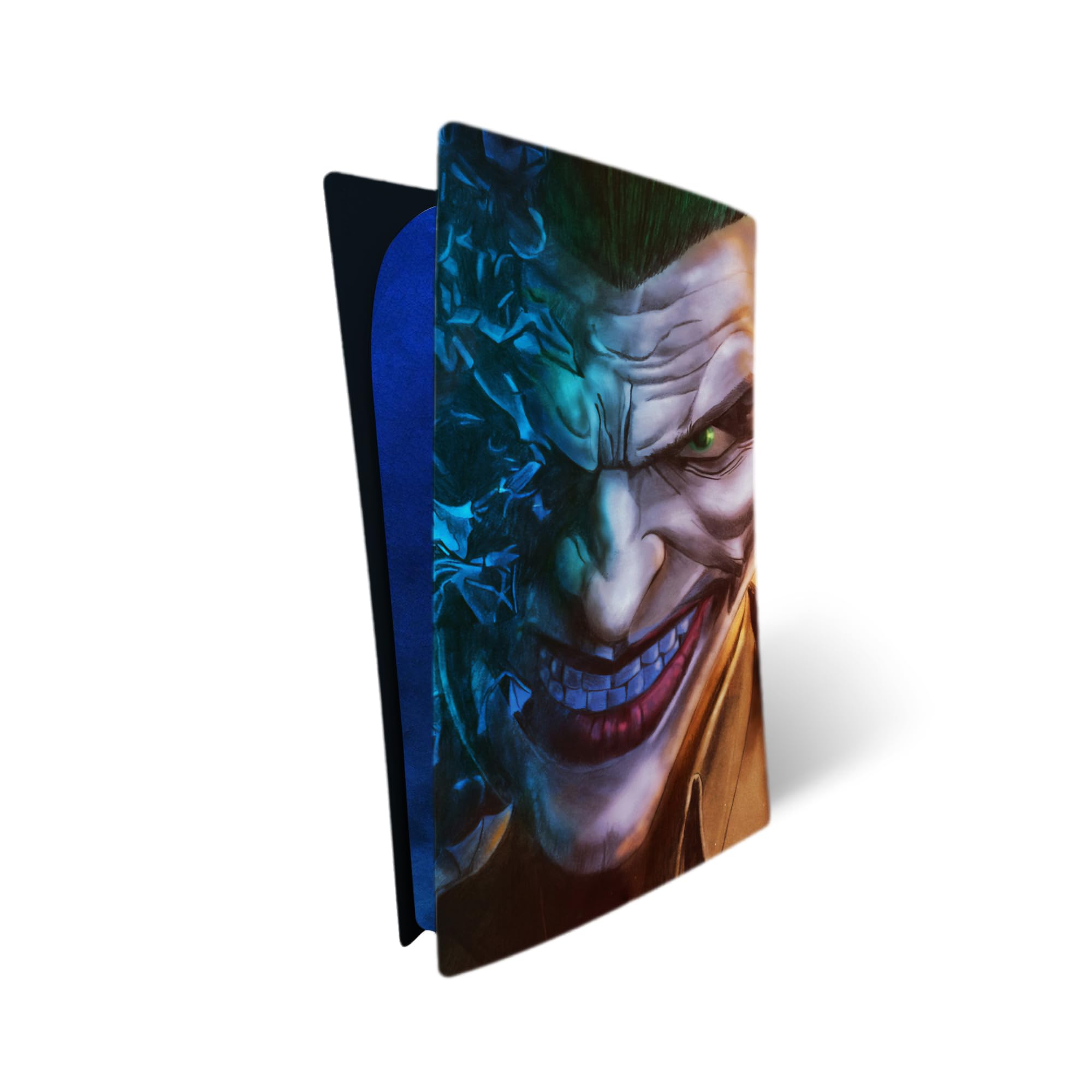 MaD Vision® Kit de Skins Extra-résistants pour PlayStation 5 (PS5) Digital | Ensemble de Stickers vinyles Mats pour Console et 2 manettes – pour Joker Batman Design - 2