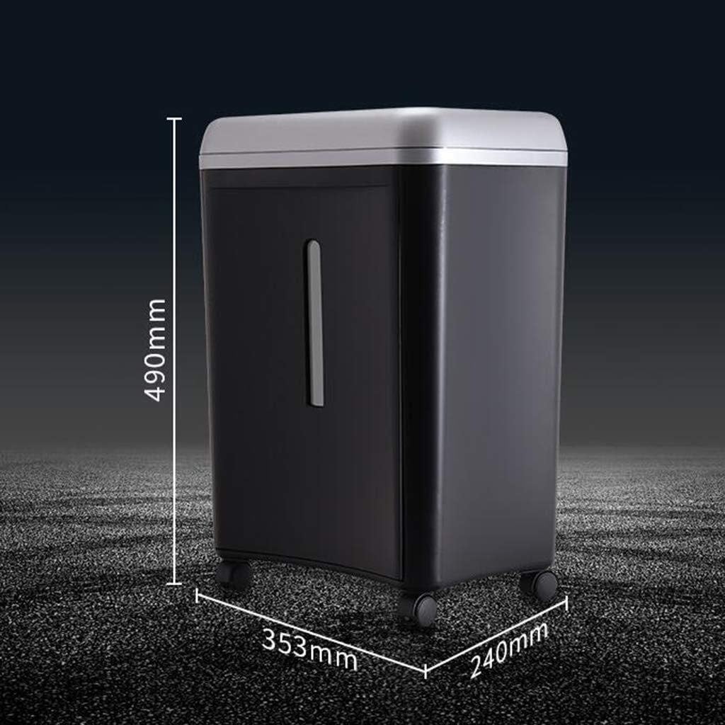 Office Supplies Chippers Shredder, 14L Office Commercial High Power Entrance Breakable CD CD File，High-Security Micro-Cut