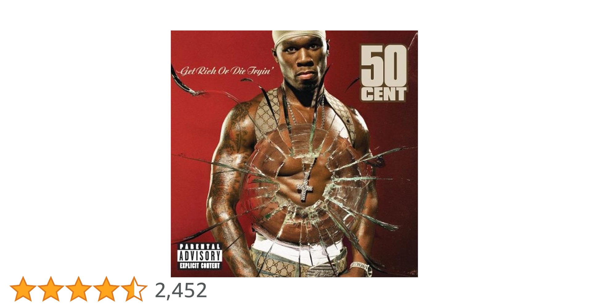 激レア盤★50 Cent Get Rich Or Die Tryin' レコード 50 Cent – Get Rich Or Die Tryin' – CD (Album), 2003