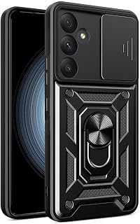 Coverzone Galaxy A55 İle Uyumlu PhoenixShield Kamera Korumalı Kapak Tam Koruma Manyetik Vega Kapak Siyah