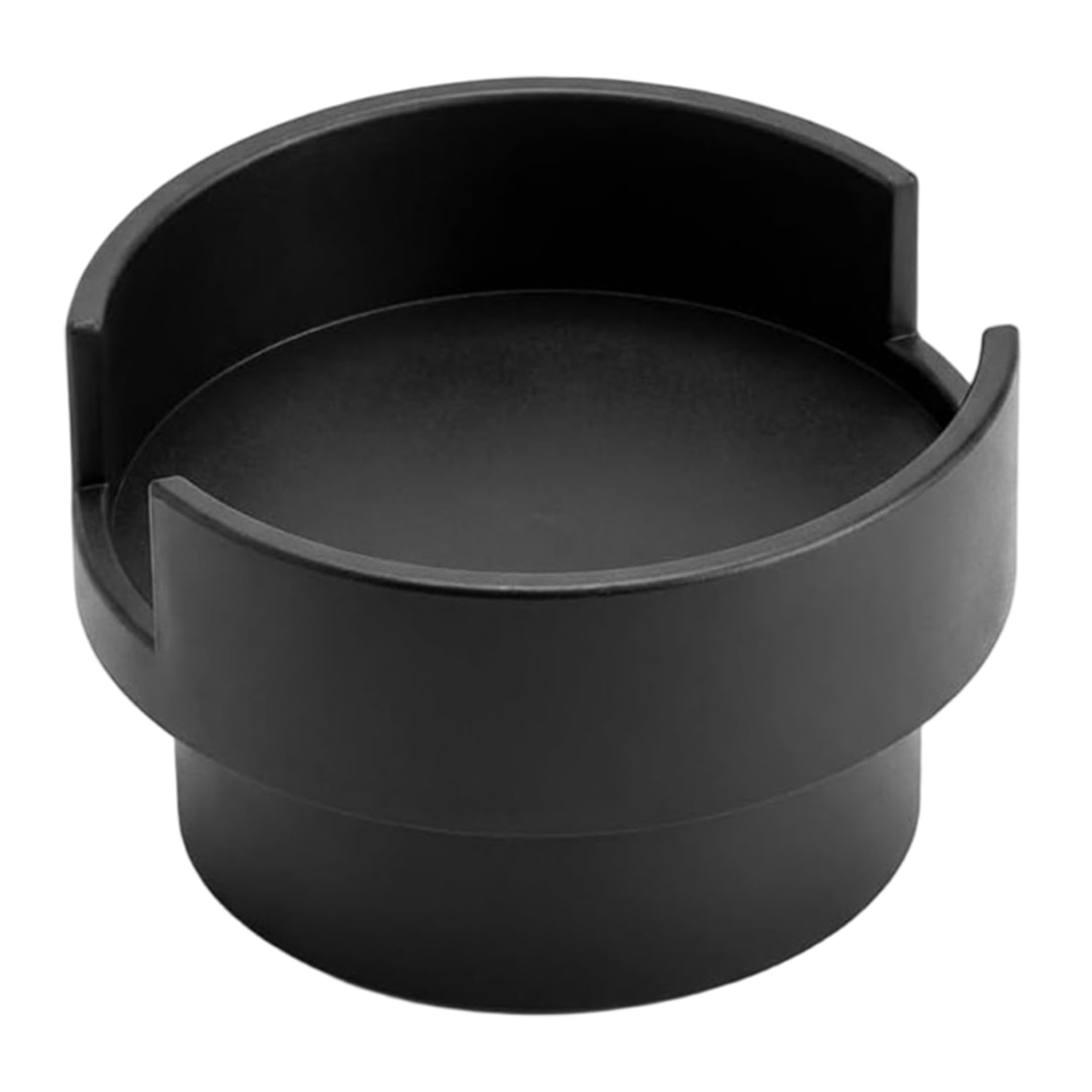 Striegro Black Couch Arm Cup Holder, Plastic Couch Cup Holder Adapter Spill-Proof Expanding Insert For Large Mugs, Fits 3.6-4In Drinks,