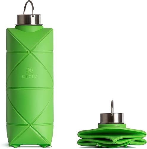 Miniatura 1 de DiFOLD Origami Bottle The Original - Botella de agua plegable de 25 onzas, a base de plantas, sin silicona, sin olor, duradera, sin BPA, ligera y