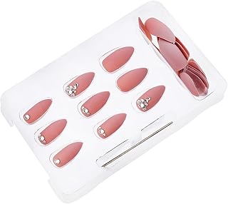 minkissy 40 Peças Adesivos De Unhas Falsas Foscas Em Gel Para Unhas Adesivos De Gel Para Unhas Kit De Unhas Falsas Adesivos De Design De Unhas Artesanato Coberturas De Unhas Falsas Unhas