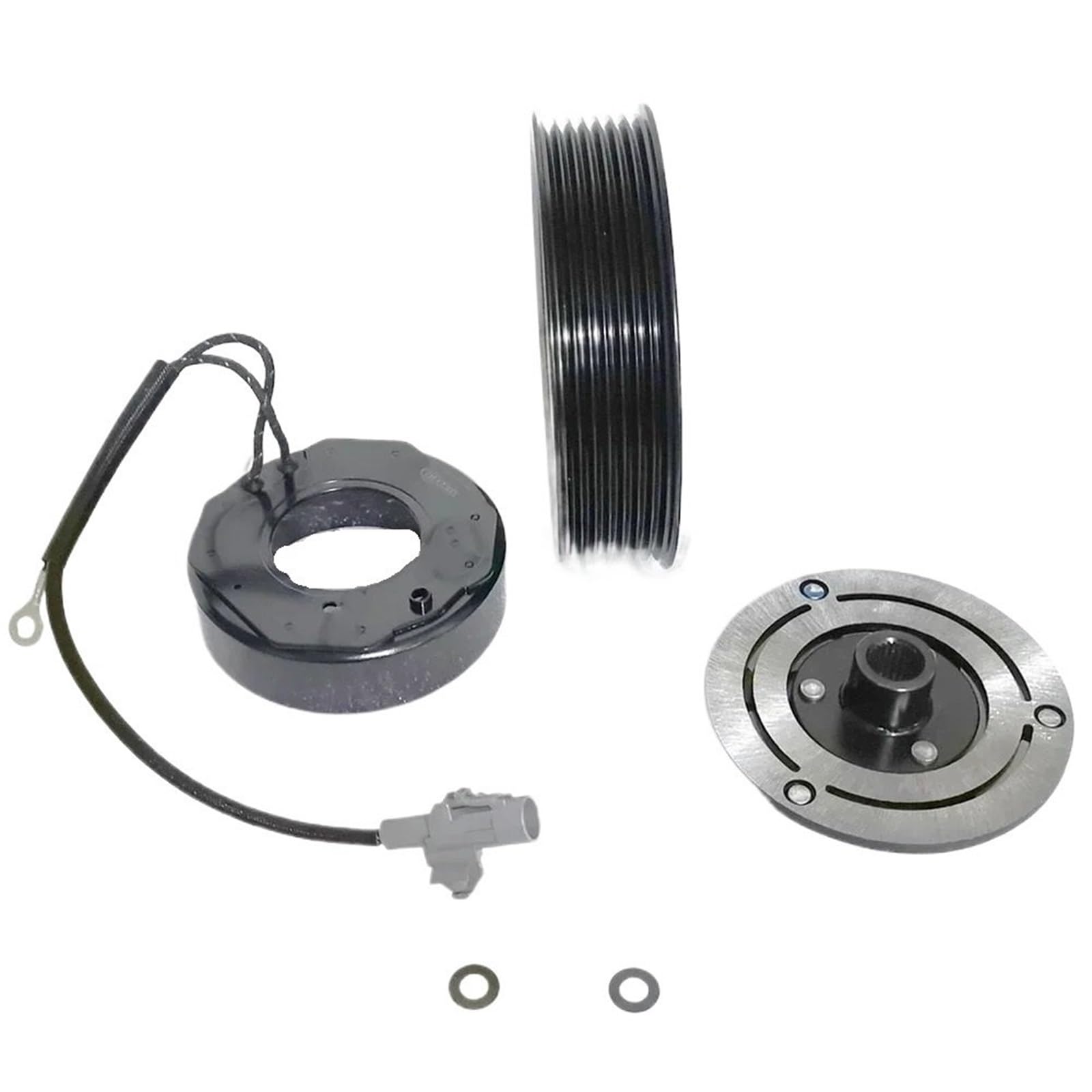 Kwez One Color Ac Compressor Clutch Kit Fit For Toyota Hilux Fit For Vigo 88320-0K341 88310-0K132 88310-0K110 88320-0K080 10S11c Ac Compressor Clutch Pulley