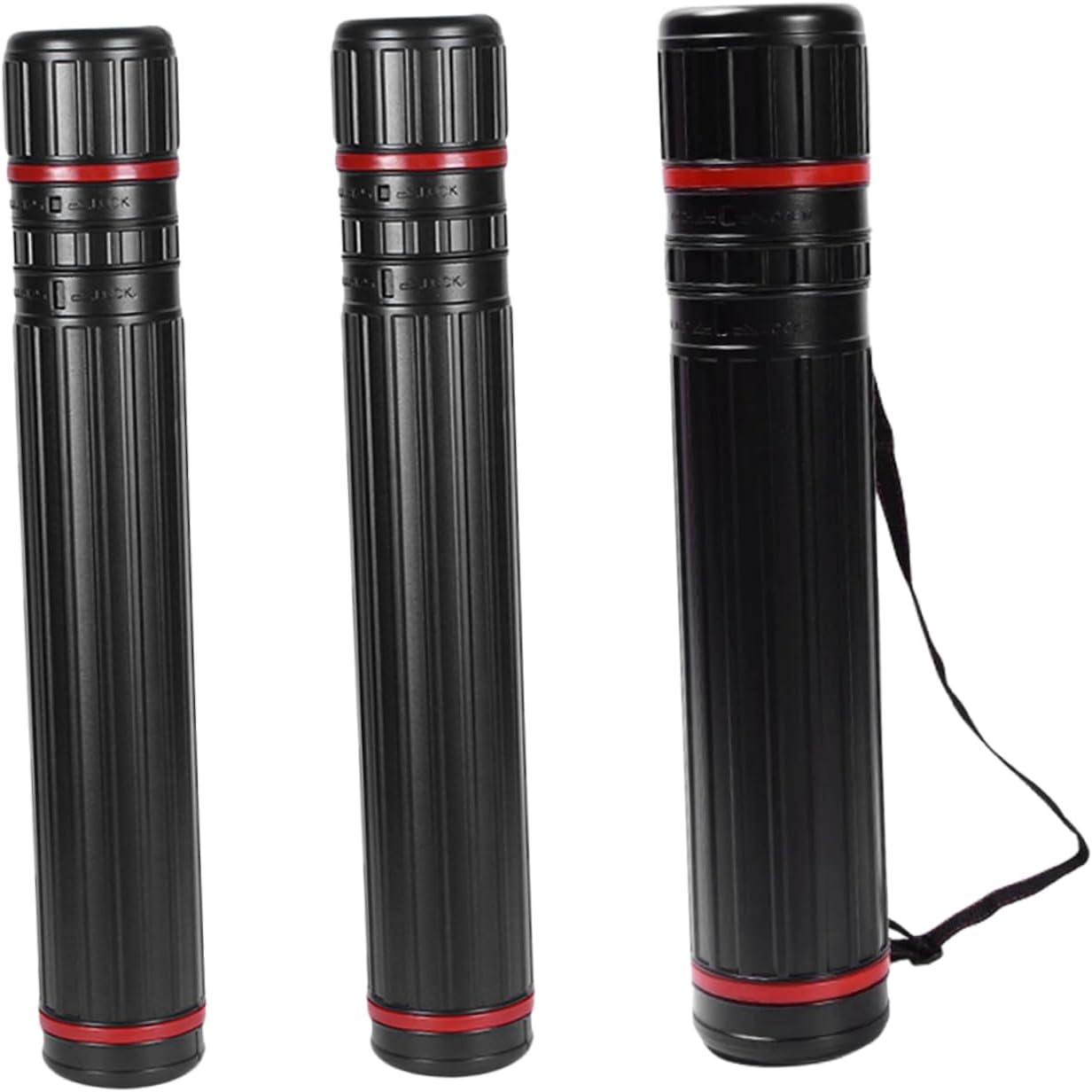 Anneome 3pcs Telescoping Painting Tube Storage Poster Tube Holder Portable Art Drawing for Students Architects
