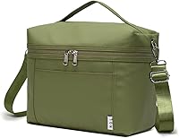 Vista 11 de NOL Natural Organic Lifestyle Bolsas de almuerzo aisladas para mujeres Bolsa refrigeradora Nailon ligero impermeable Lonchera para el trabajo