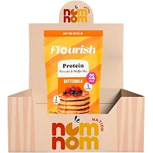 Flourish Protein Pancake & Waffle Mix 16 oz Pack of 1 Pancake and Waffle Mix for Protein Pancakes and Waffles Twisted Dough with a Random Item 2 Items